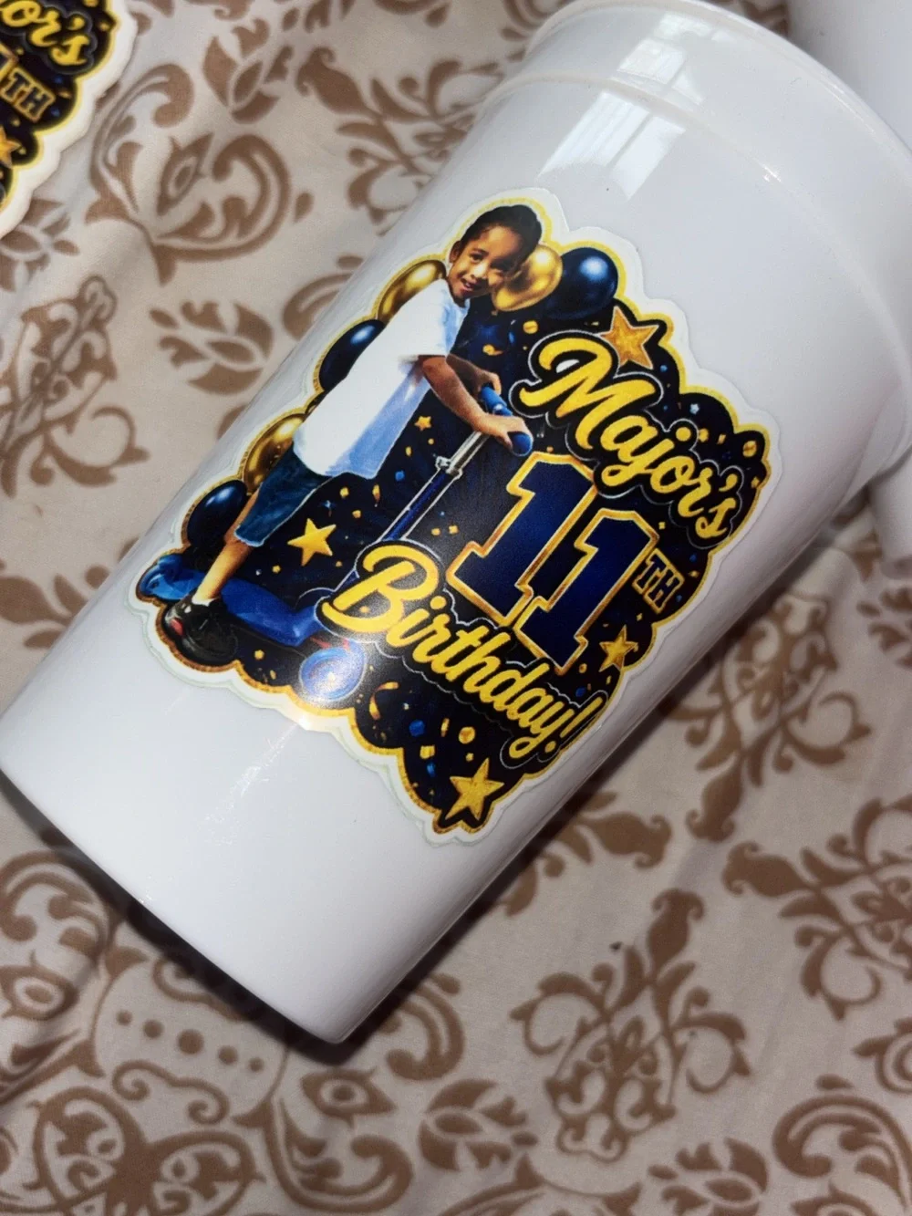 Birthday White Party Cup
